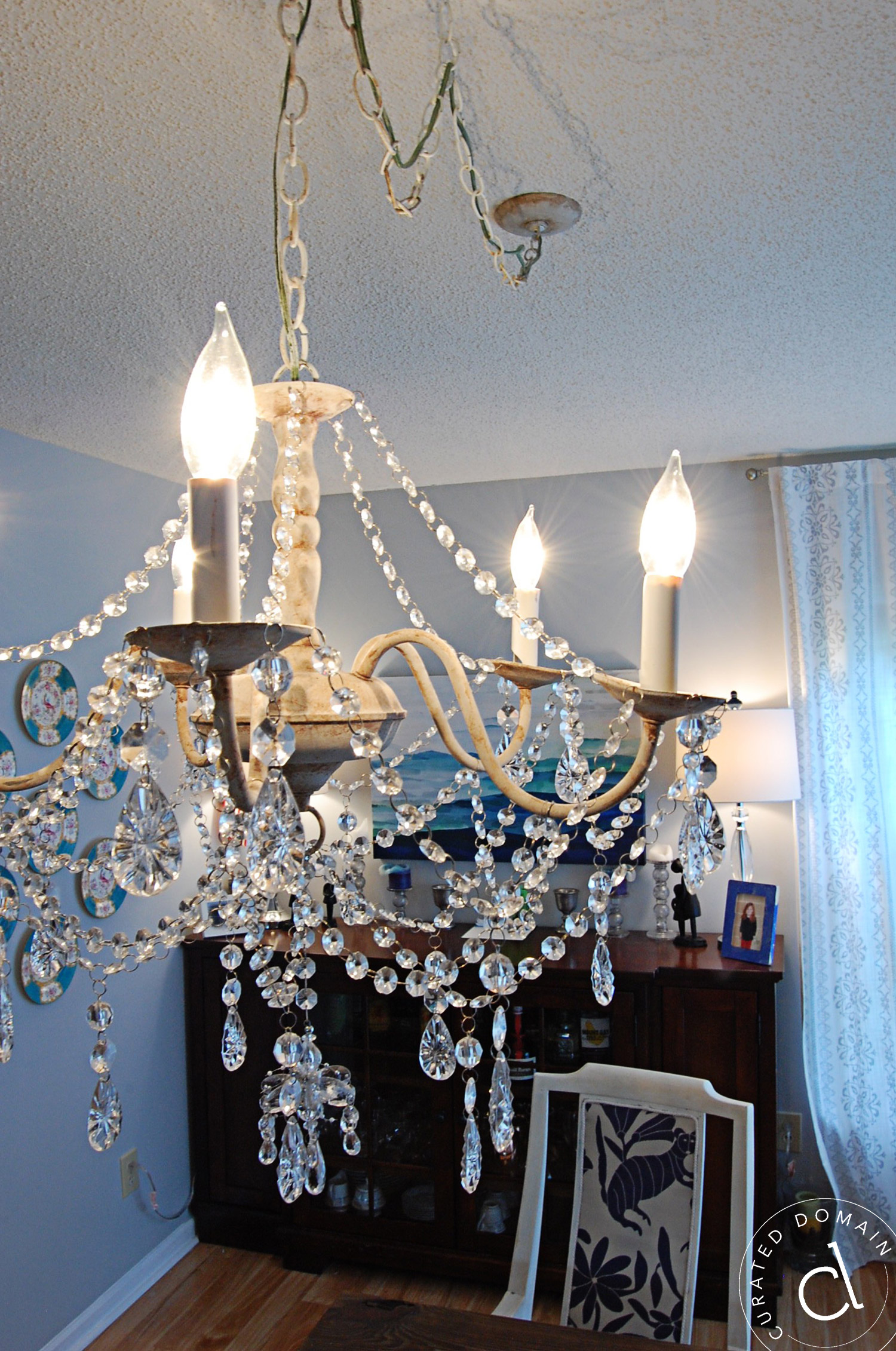 Rustic on sale glam chandelier
